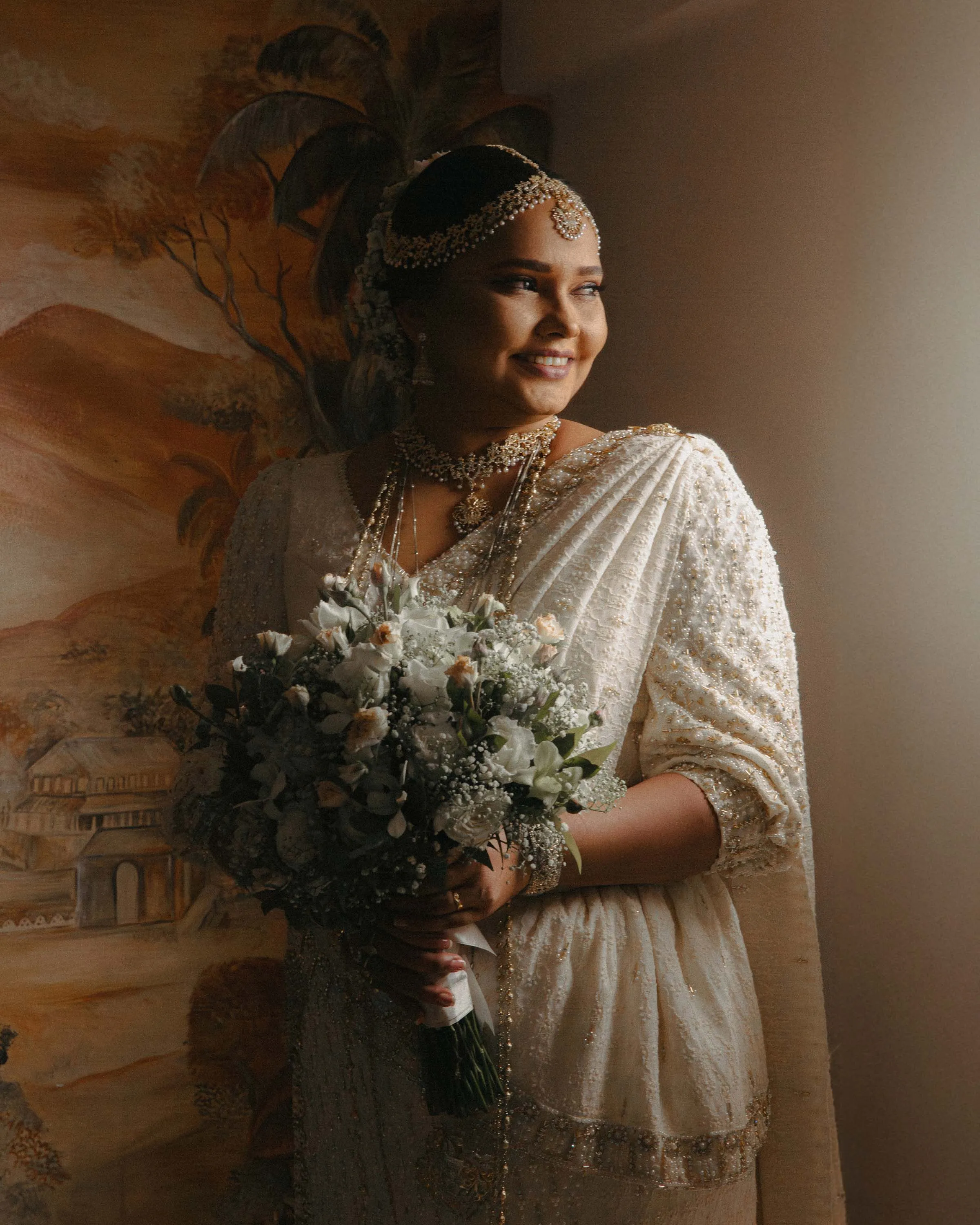 Candid wedding emotion